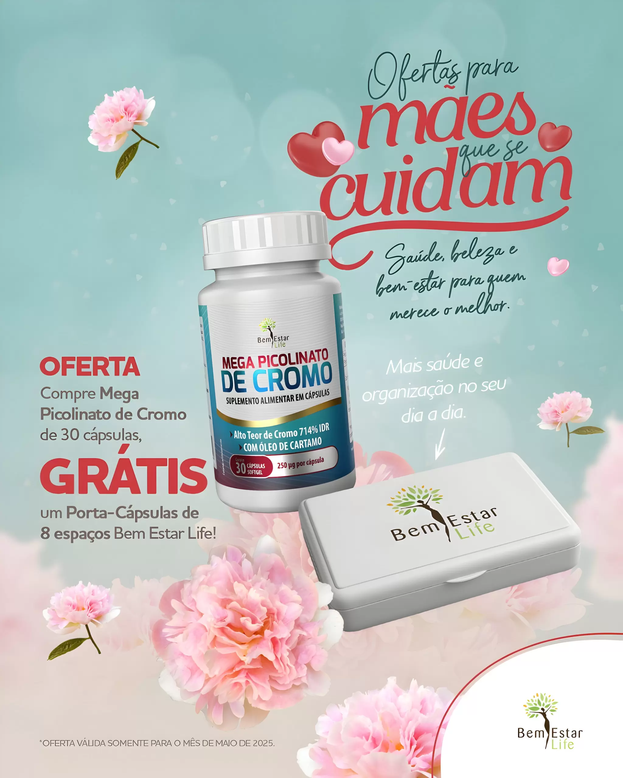 MEGA PICOLINATO DE CROMO - PROMOÇÃO