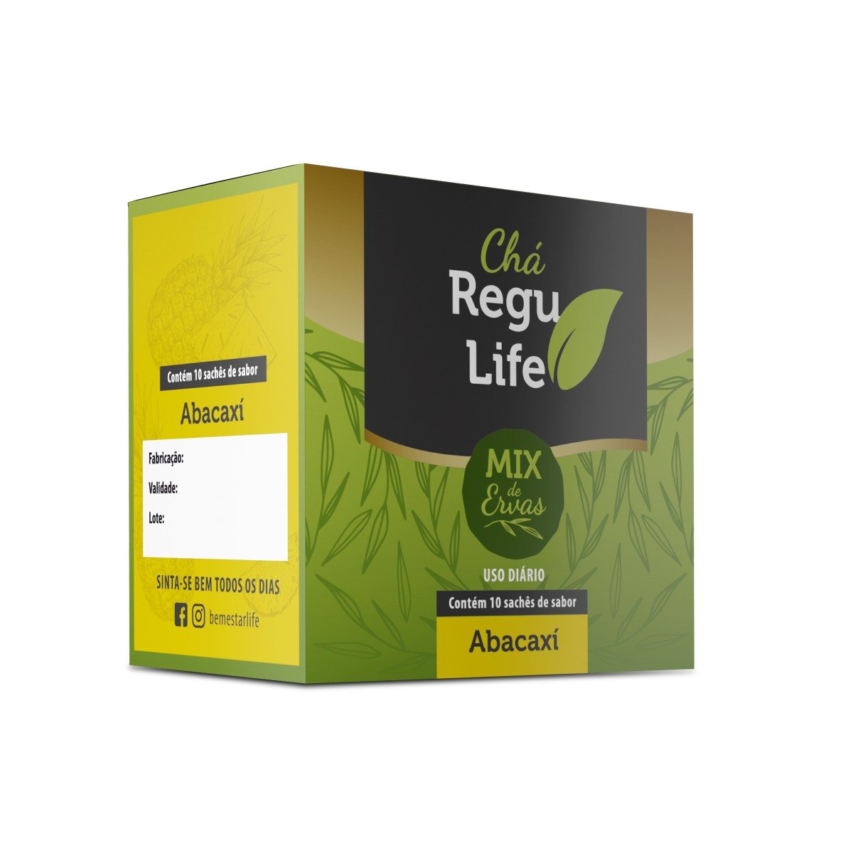 CHÁ REGULIFE 10 SACHES SABOR ABACAXI