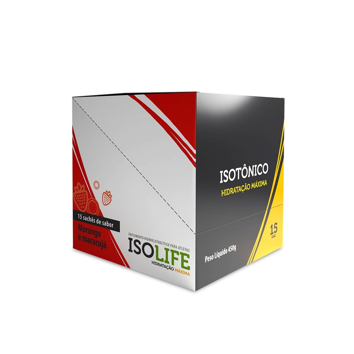 LANÇAMENTO ISOLIFE SABOR MORANGO/MARACUJA