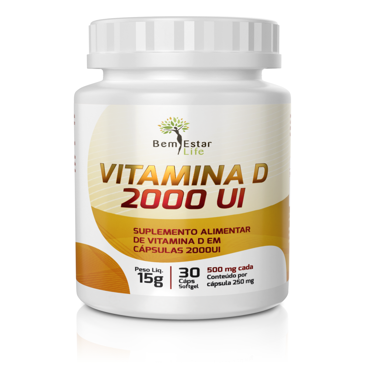 VITAMINA D - 2000 UI - 30 CAPSULAS